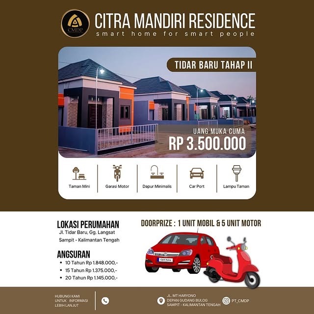 Perumahan Tidar Baru Tahap II — Jl. Tidar Baru, Gg. Langsat, Sampit